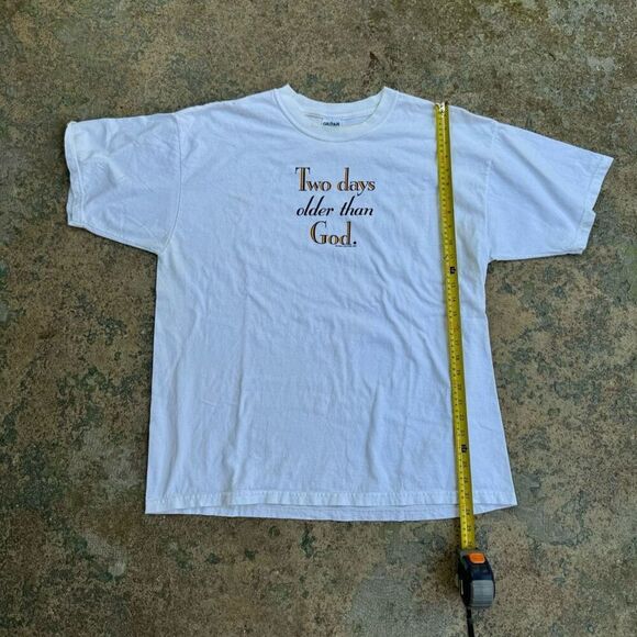 “Two Days Older Than God” Y2K Jesus Tee